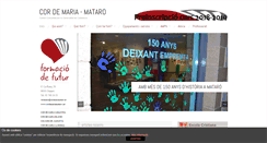 Desktop Screenshot of cordemariamataro.cat